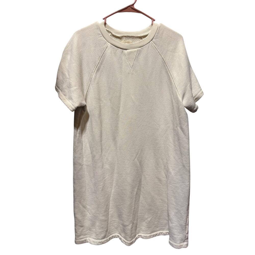Madewell MWL Airyterry Sweatshirt Tee Dress Size M